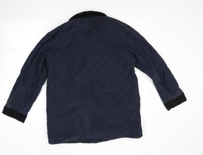 BDG Womens Blue   Quilted Coat Size XS