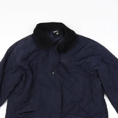 BDG Womens Blue   Quilted Coat Size XS