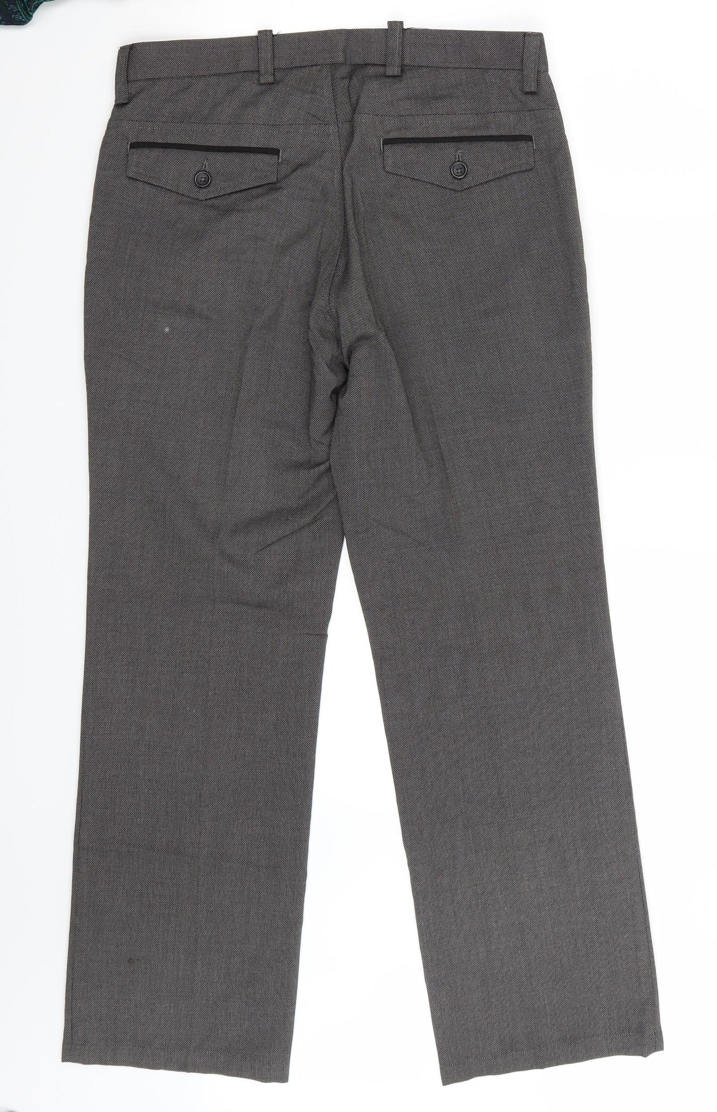 NEXT Mens Black   Trousers  Size 30 L28 in