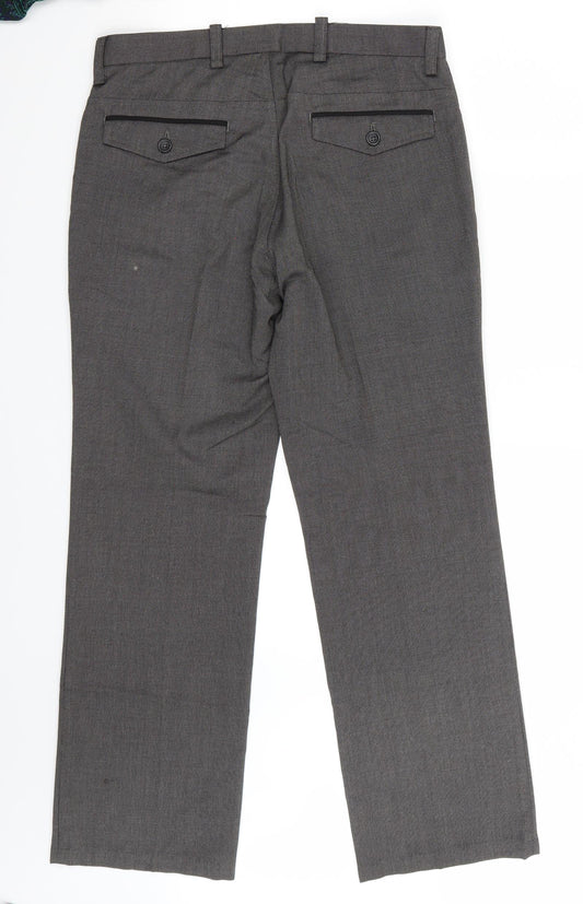 NEXT Mens Black   Trousers  Size 30 L28 in