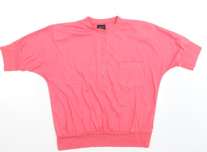 Avant Garde Womens Pink   Basic T-Shirt Size S