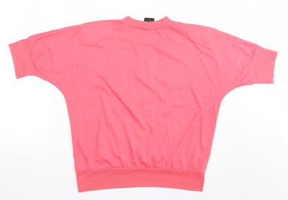 Avant Garde Womens Pink   Basic T-Shirt Size S