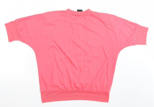 Avant Garde Womens Pink   Basic T-Shirt Size S