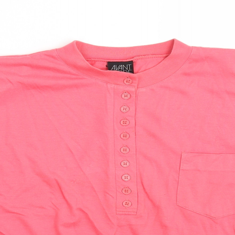 Avant Garde Womens Pink   Basic T-Shirt Size S