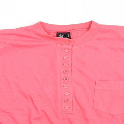 Avant Garde Womens Pink   Basic T-Shirt Size S
