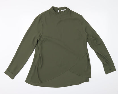 Peacocks Womens Green   Basic Blouse Size 12