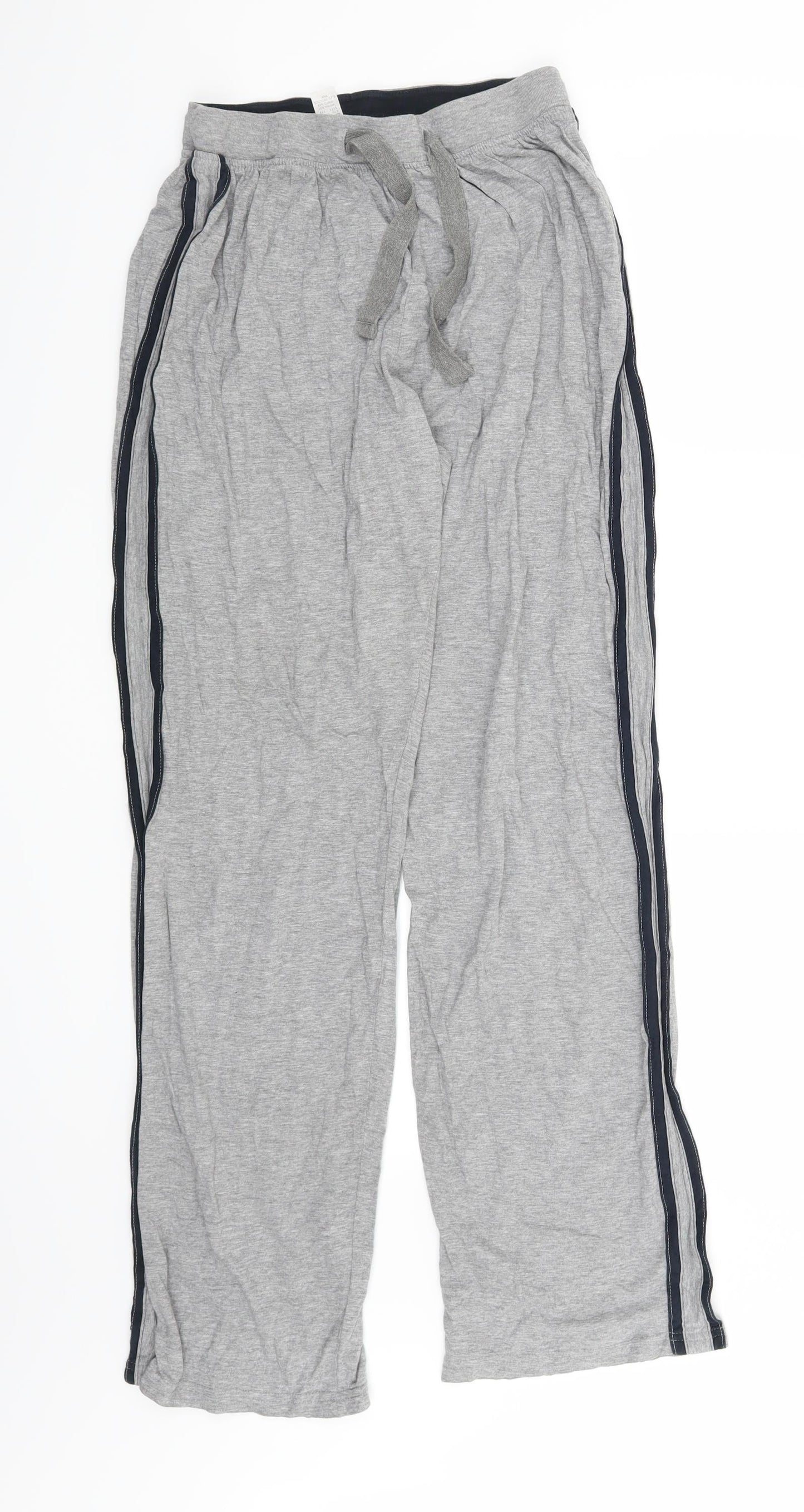 George Mens Grey Striped  Jogger Trousers Size S L30 in