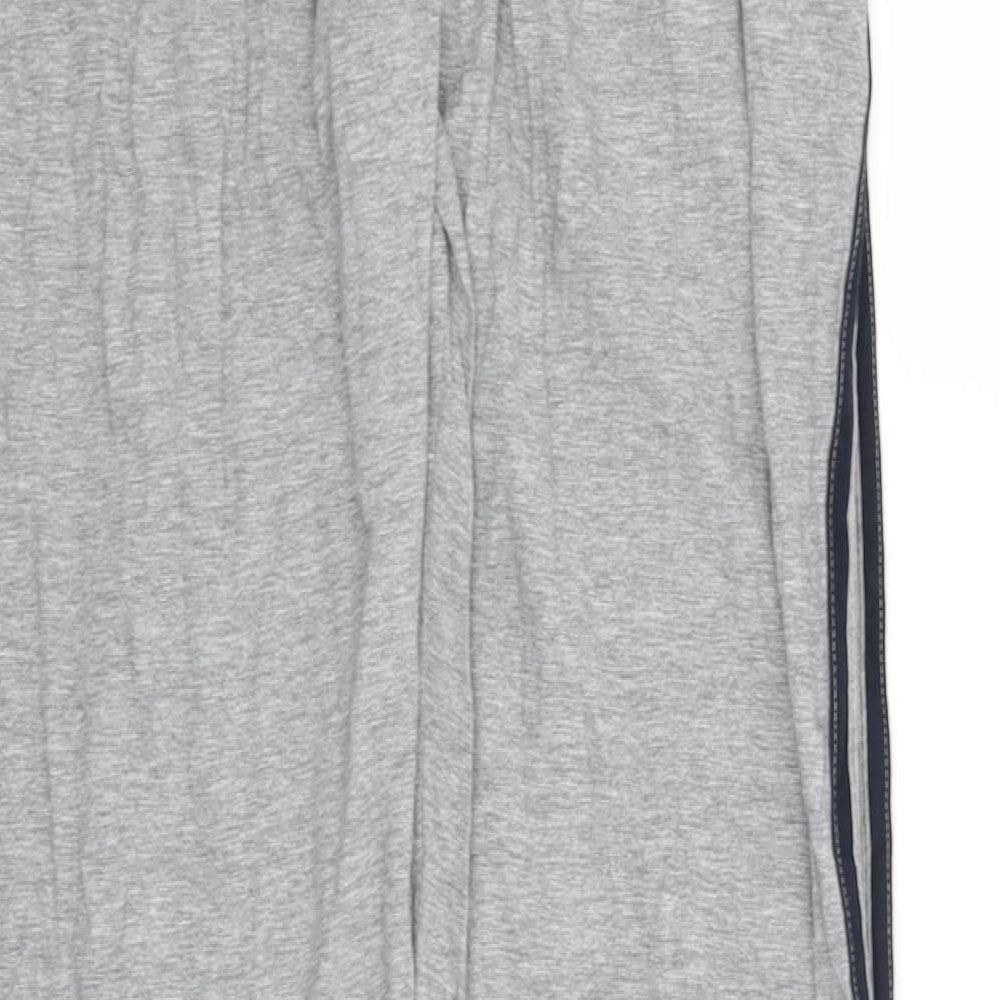George Mens Grey Striped  Jogger Trousers Size S L30 in