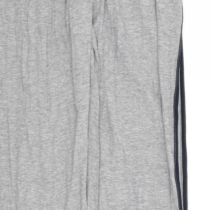 George Mens Grey Striped  Jogger Trousers Size S L30 in
