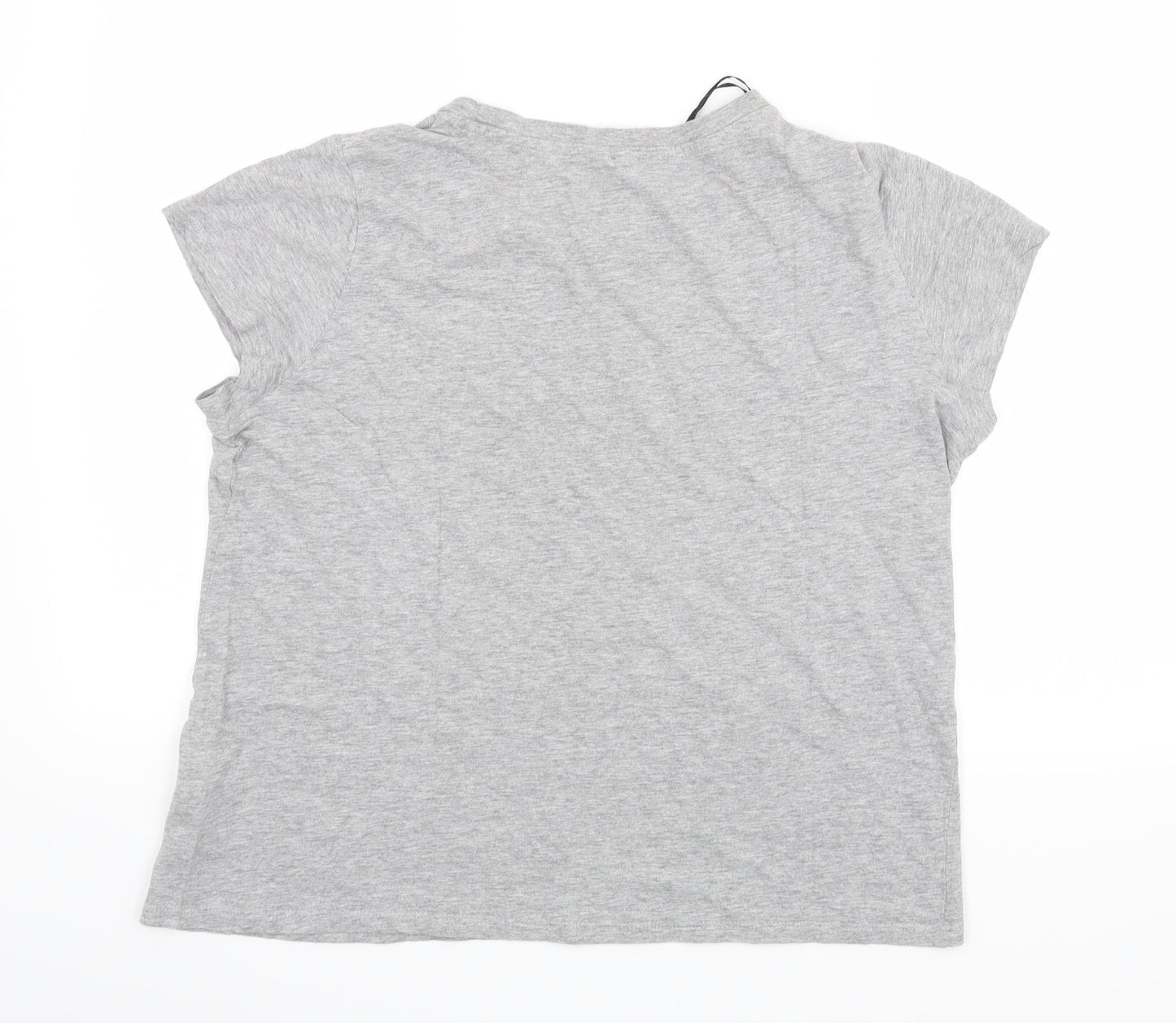 Divided by H&M Womens Grey   Basic T-Shirt Size L