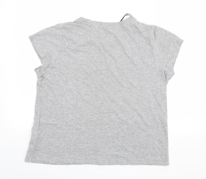 Divided by H&M Womens Grey   Basic T-Shirt Size L