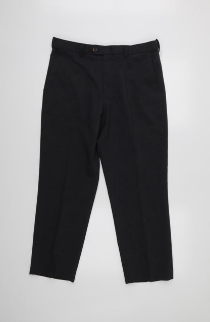 Jack Reid Mens Grey   Trousers  Size 32 L26 in
