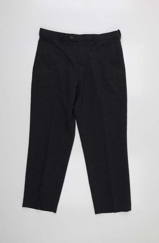 Jack Reid Mens Grey   Trousers  Size 32 L26 in