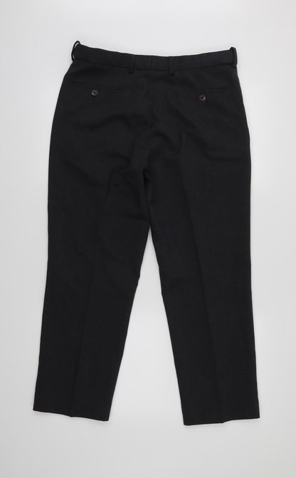 Jack Reid Mens Grey   Trousers  Size 32 L26 in