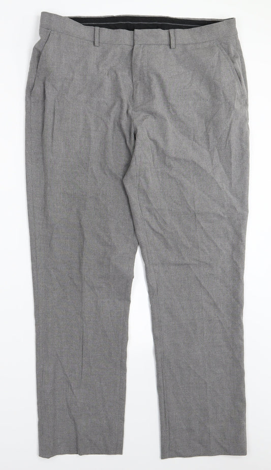 Mark law Mens Grey   Trousers  Size 36 L30 in