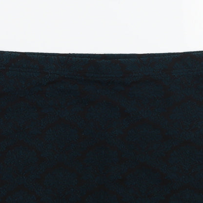 FOREVER 21 Womens Blue Floral  Mini Skirt Size L