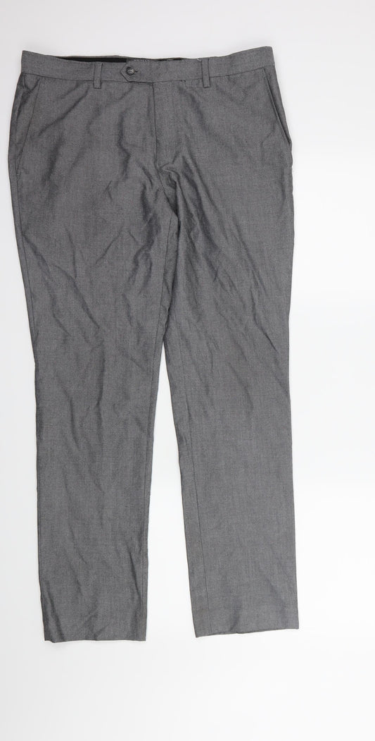 Primark Mens Grey   Trousers  Size 34 L30 in