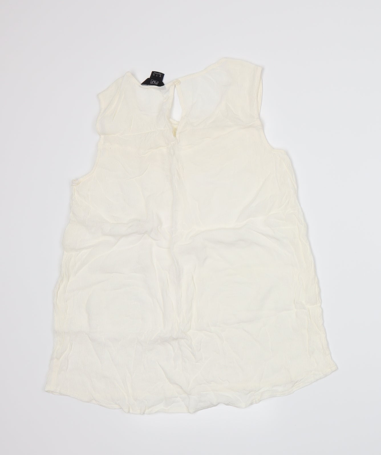 F&F Womens White   Basic Tank Size 10