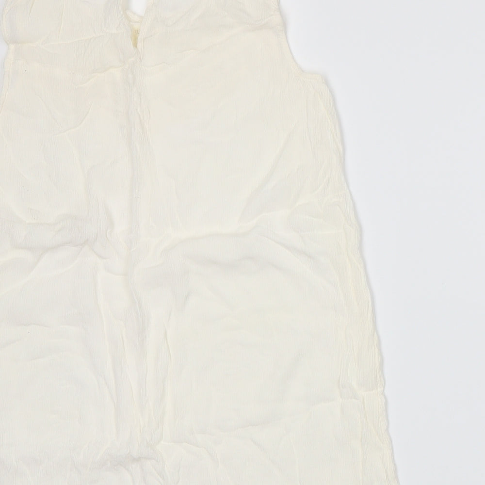 F&F Womens White   Basic Tank Size 10