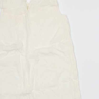 F&F Womens White   Basic Tank Size 10