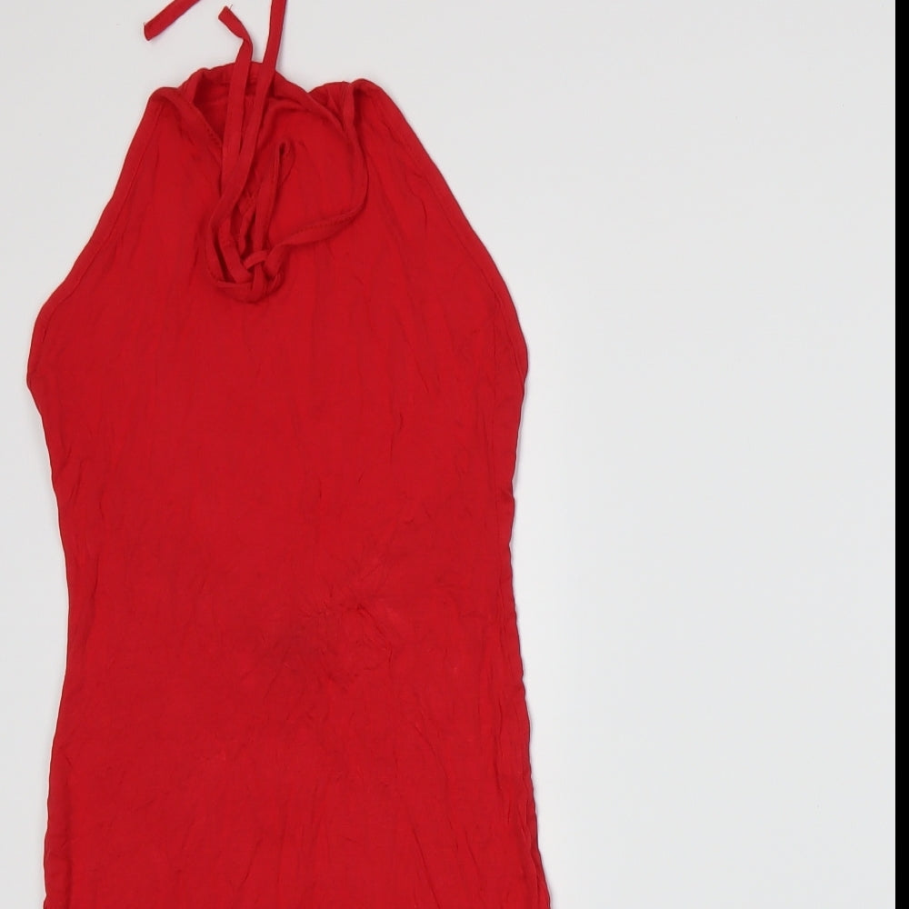 PRETTYLITTLETHING Womens Red   Bodycon  Size 6