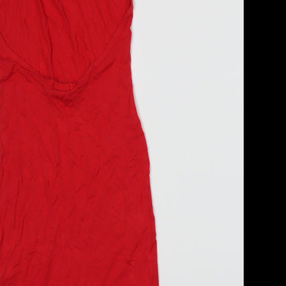 PRETTYLITTLETHING Womens Red   Bodycon  Size 6