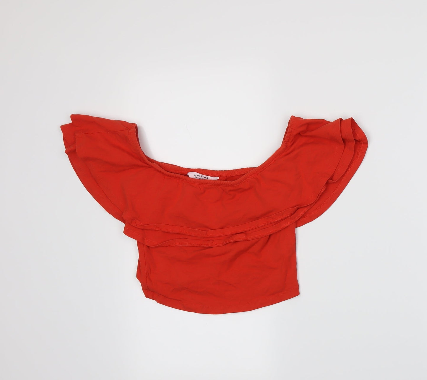 Miss Selfridge Womens Red   Basic T-Shirt Size 6