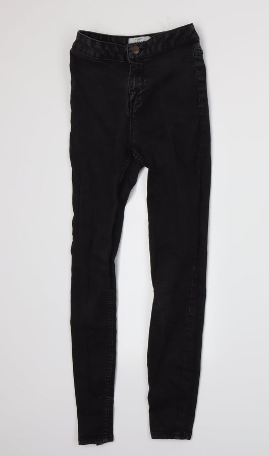 New Look Womens Grey  Denim Skinny Jeans Size 8 L28 in