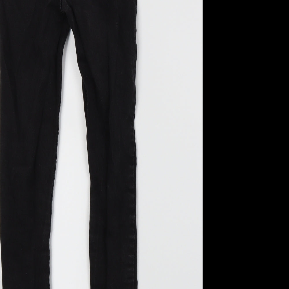 New Look Womens Grey  Denim Skinny Jeans Size 8 L28 in