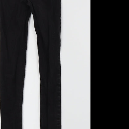 New Look Womens Grey  Denim Skinny Jeans Size 8 L28 in