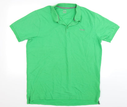 Reebok Mens Green    Polo Size XL