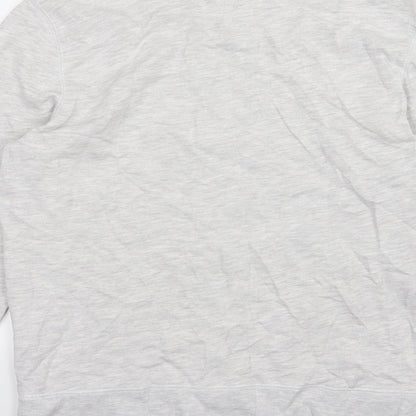 Topman Mens Grey  Jersey Pullover Sweatshirt Size M