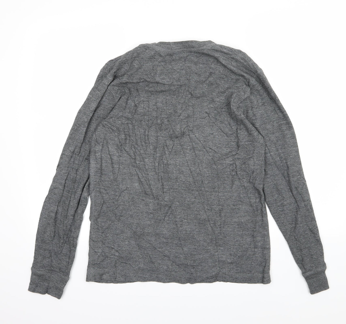 Avenue Mens Grey  Jersey Pullover Sweatshirt Size M