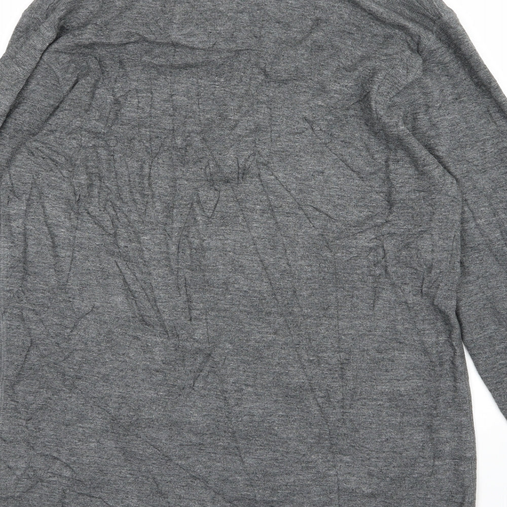 Avenue Mens Grey  Jersey Pullover Sweatshirt Size M