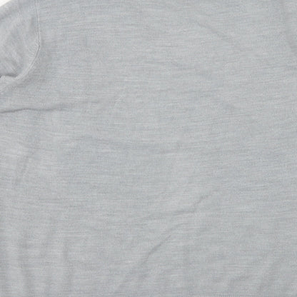Marks and Spencer Mens Grey  Knit Pullover Jumper Size L