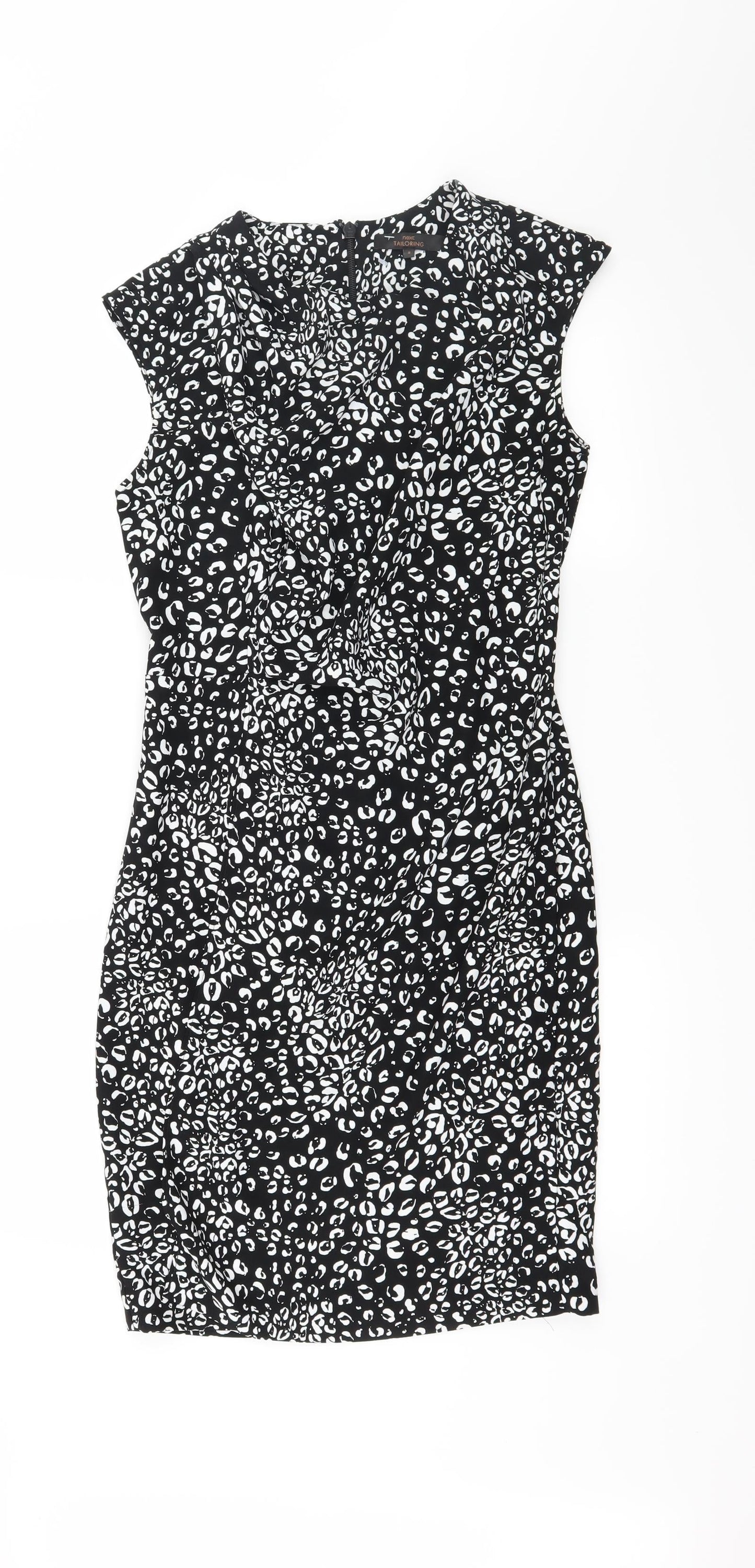 NEXT Womens Black Polka Dot  Shift  Size 8