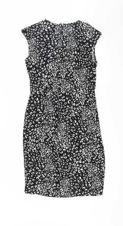 NEXT Womens Black Polka Dot  Shift  Size 8