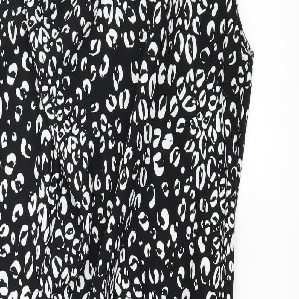 NEXT Womens Black Polka Dot  Shift  Size 8