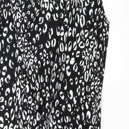 NEXT Womens Black Polka Dot  Shift  Size 8