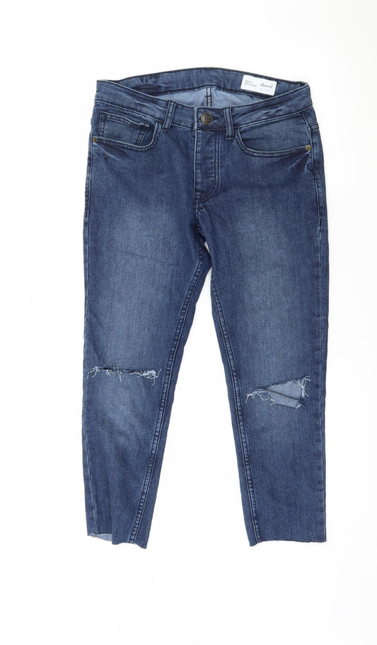 Denim & Co. Womens Blue  Denim Skinny Jeans Size 30 L23 in