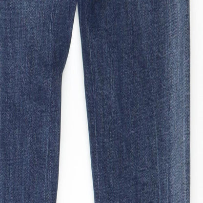Denim & Co. Womens Blue  Denim Skinny Jeans Size 8 L31 in