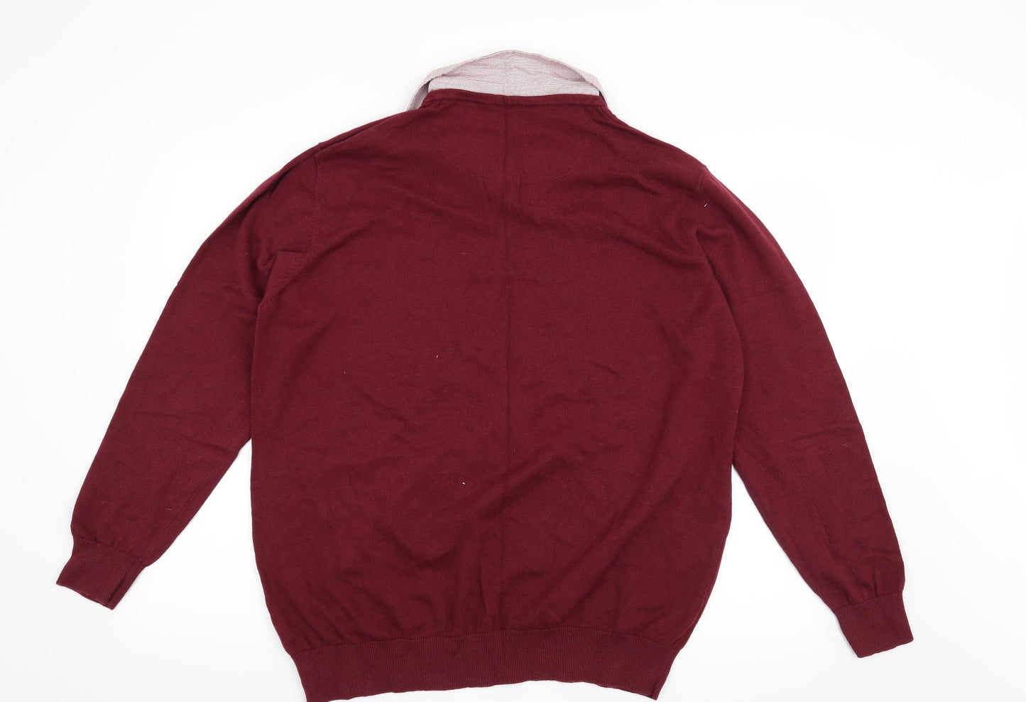 George Mens Red   Pullover Jumper Size 2XL