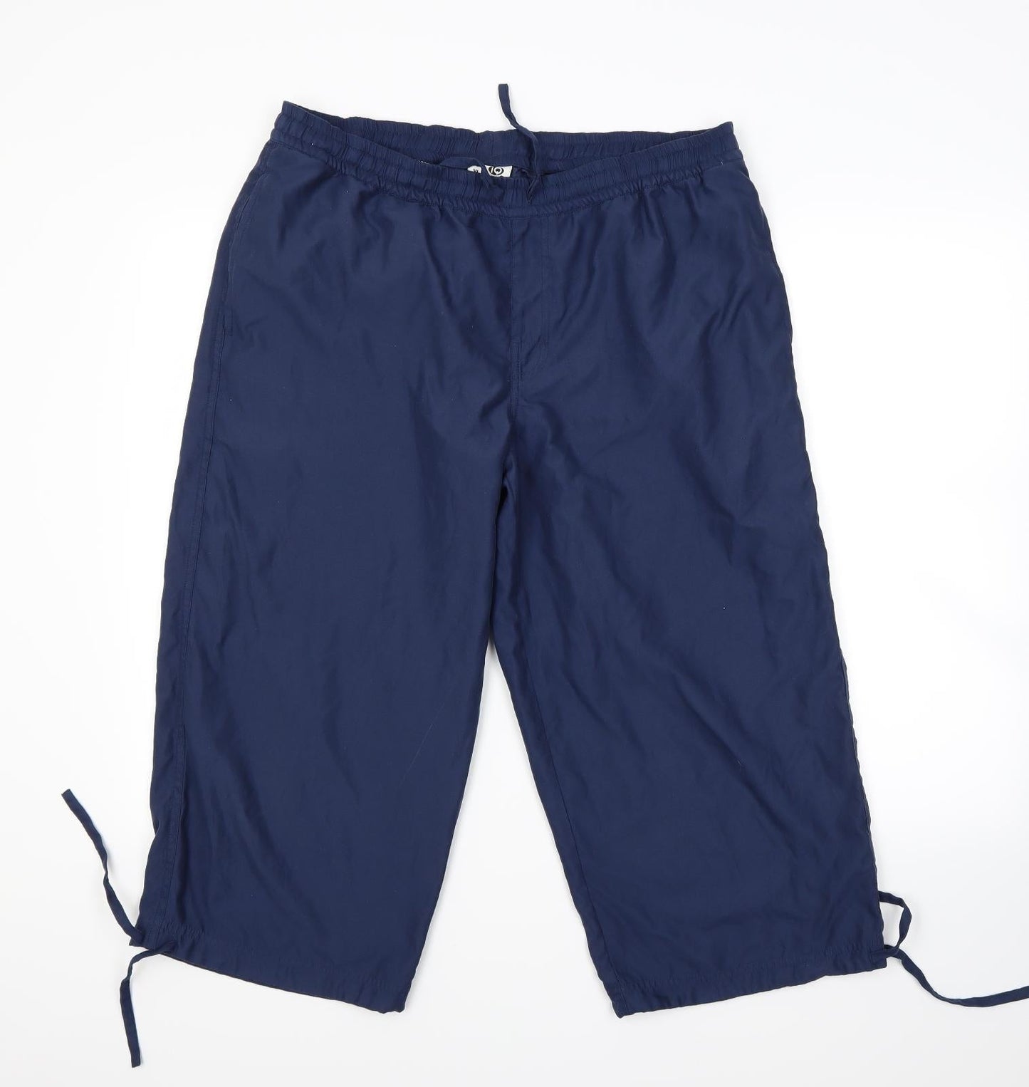 IQ Mens Blue   Cropped Trousers Size XL L21 in