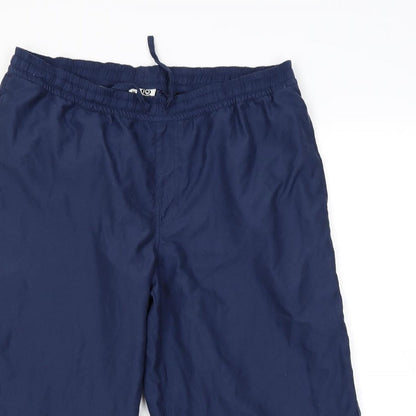 IQ Mens Blue   Cropped Trousers Size XL L21 in