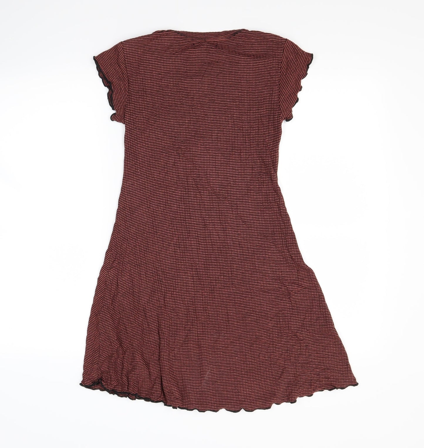 BDG Womens Brown Striped  Fit & Flare  Size XS