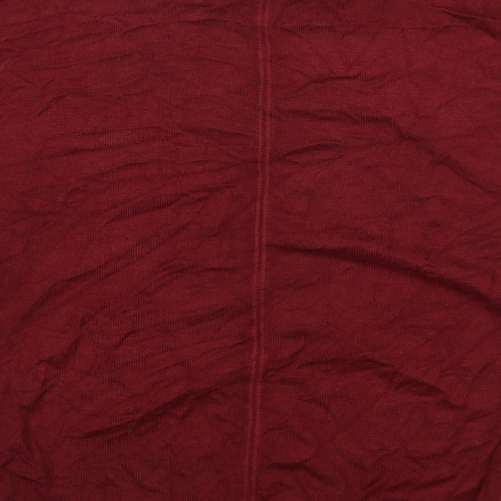 F&F Womens Purple Floral  Basic Blouse Size 6