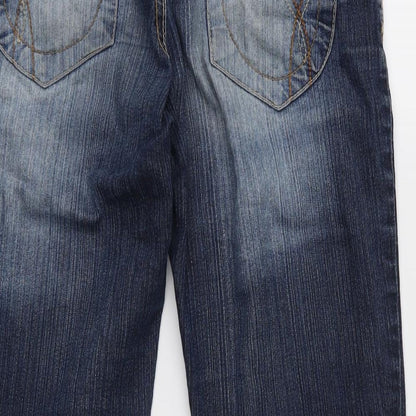 Falmer Womens Blue   Capri Jeans Size 8 L20 in