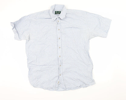 Wolsey Mens Blue Check   Button-Up Size XL