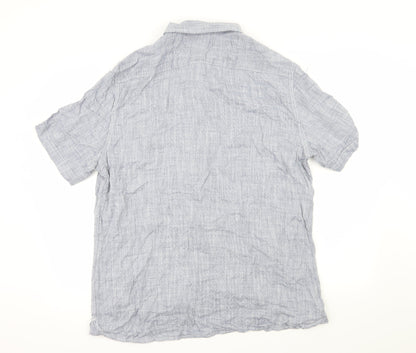 George Mens Blue    Button-Up Size XL