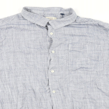 George Mens Blue    Button-Up Size XL